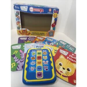 8-BOOK LIBRARY - Baby Einstein Me Reader Jr w/Electronic Reader for 6 M Tested